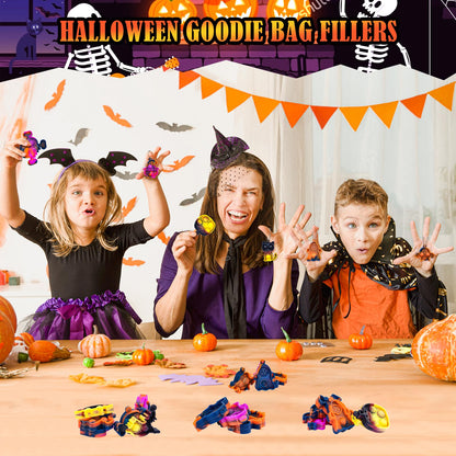 Halloween Pop Fidget Toys Bulk Its Halloween Party Favors for Kids 30PCS Mini Pop Keychain It Halloween Trick or Treat Party Supplies Halloween Goodie Bag Fillers Fidgets for Classroom Prizes for Kids