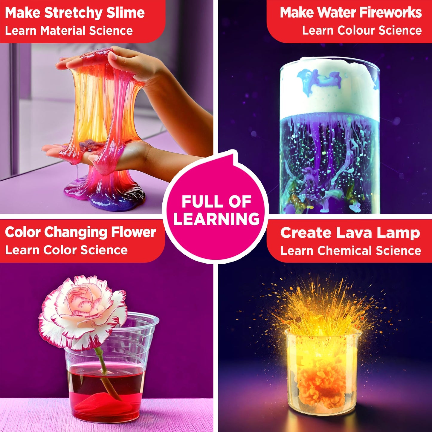 Doctor Jupiter Girls First Science Experiment Kit for Kids Ages 4-5-6-7-8| Birthday Gift Ideas for 4+ Year Old Girls| STEM Learning & Educational Toys