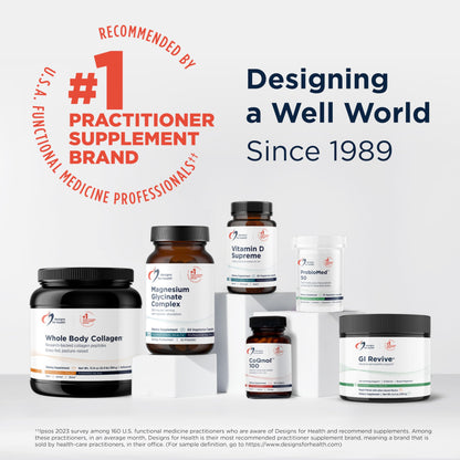 Designs for Health Bone Broth Protein Powder – 21g Grass-Fed, Collagen-Rich Beef Protein Isolate – Vanilla, Paleo, Non-GMO, Dairy-Free (30 Servings / 810g)