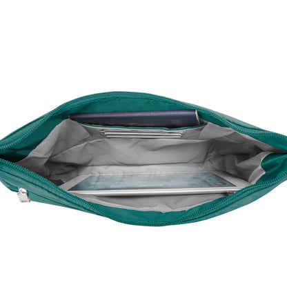 Travelon Anti-theft Classic Crossbody Bucket Bag, Spruce, One Size, Travelon Anti-theft Classic Crossbody Bucket Bag