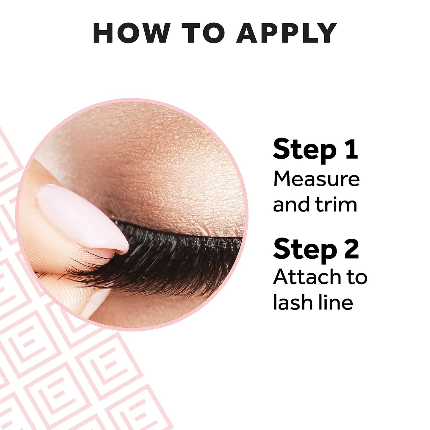 Eylure Press On Pre-Glued False Eyelashes, Wispy Light Texture Lash, No.117, 1 Pair