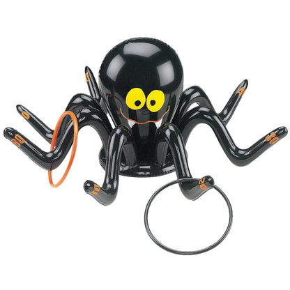 Fun Express - Inflate Spider Ring Toss Game for Halloween - Toys - Inflates - Inflatable Games - Halloween - 5 Pieces