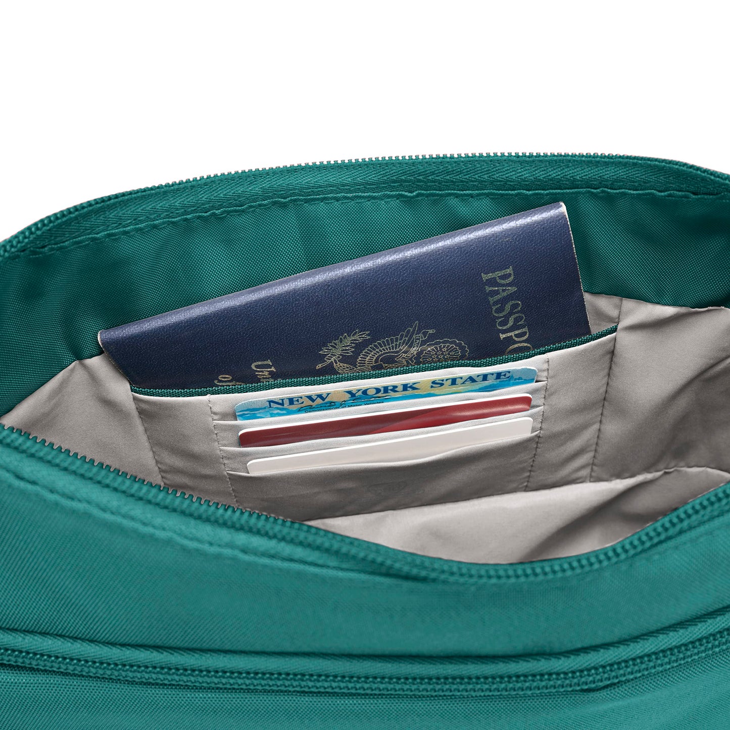 Travelon Anti-theft Classic Crossbody Bucket Bag, Spruce, One Size, Travelon Anti-theft Classic Crossbody Bucket Bag