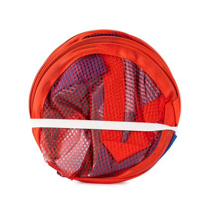 Jay Franco Marvel Spidey & His Amazing Friends Pop Up Hamper - Ghost Spider and Miles Morales Mesh Laundry Basket/Bag with Durable Handles - Storage for Clothes and Toys