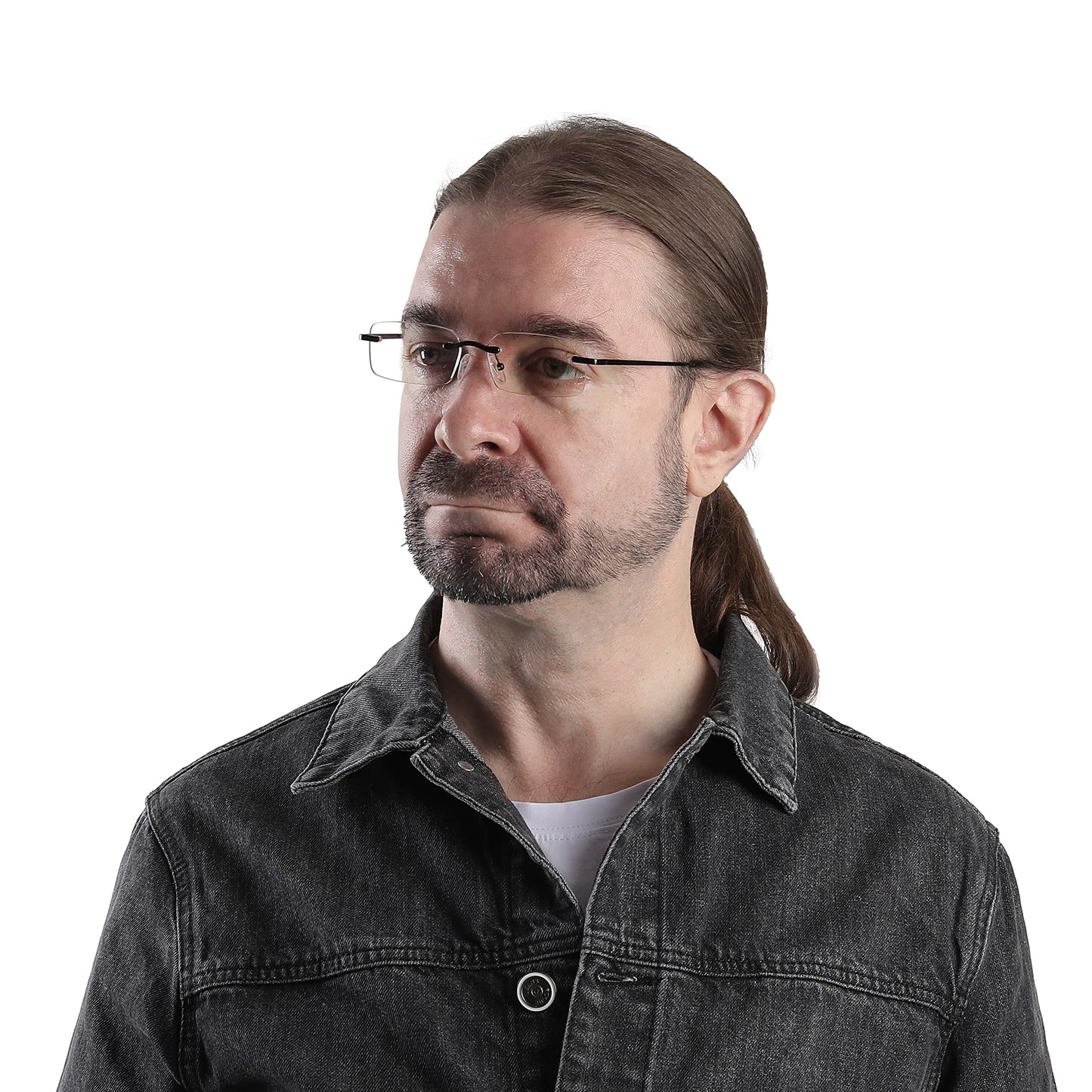 HIYANJN Frameless Reading Glasses Blue Light Blocking Rimless Computer Reader For men Lightweight Eyeglasses(3-Pack,2.25