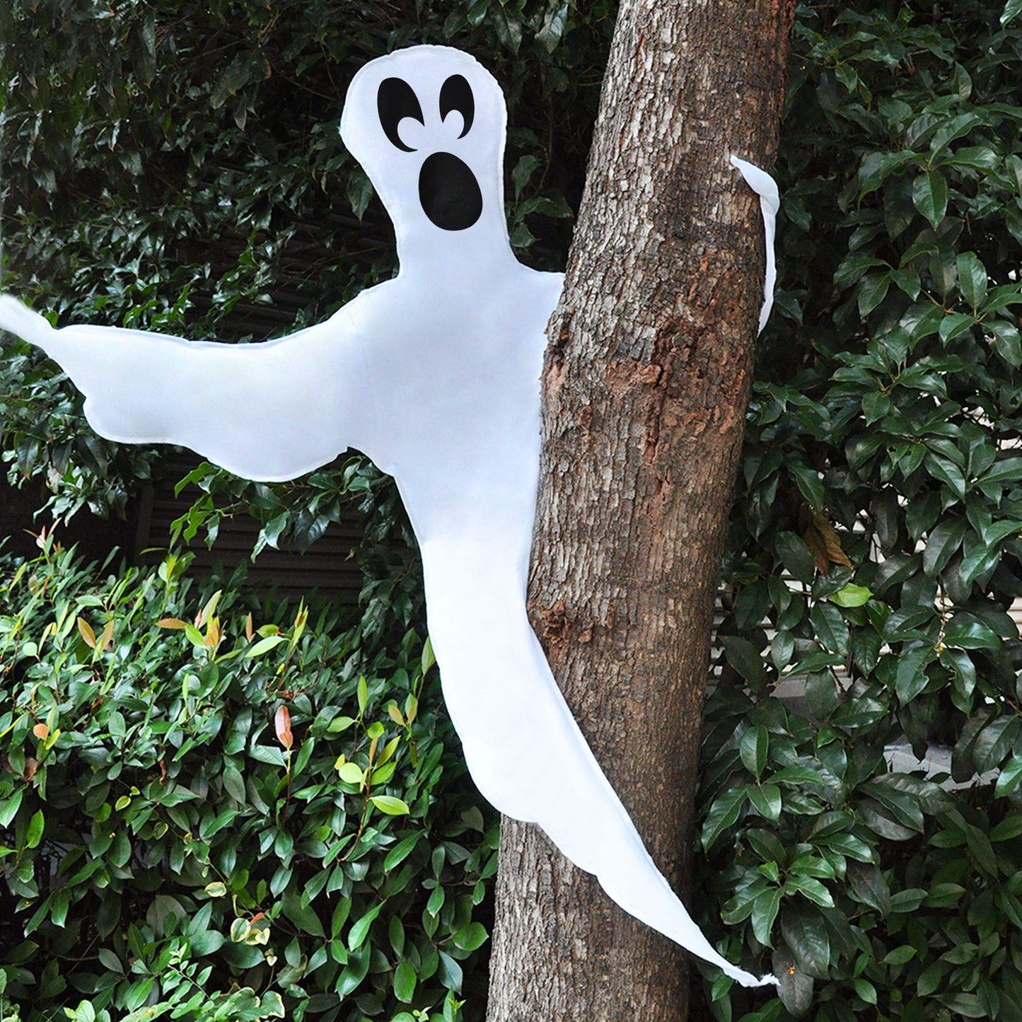 JOYIN Halloween Tree Wrap Ghost Decoration Outdoor, Cute Ghost Design Decorations for Halloween Lawn, Tree, Party Supplies