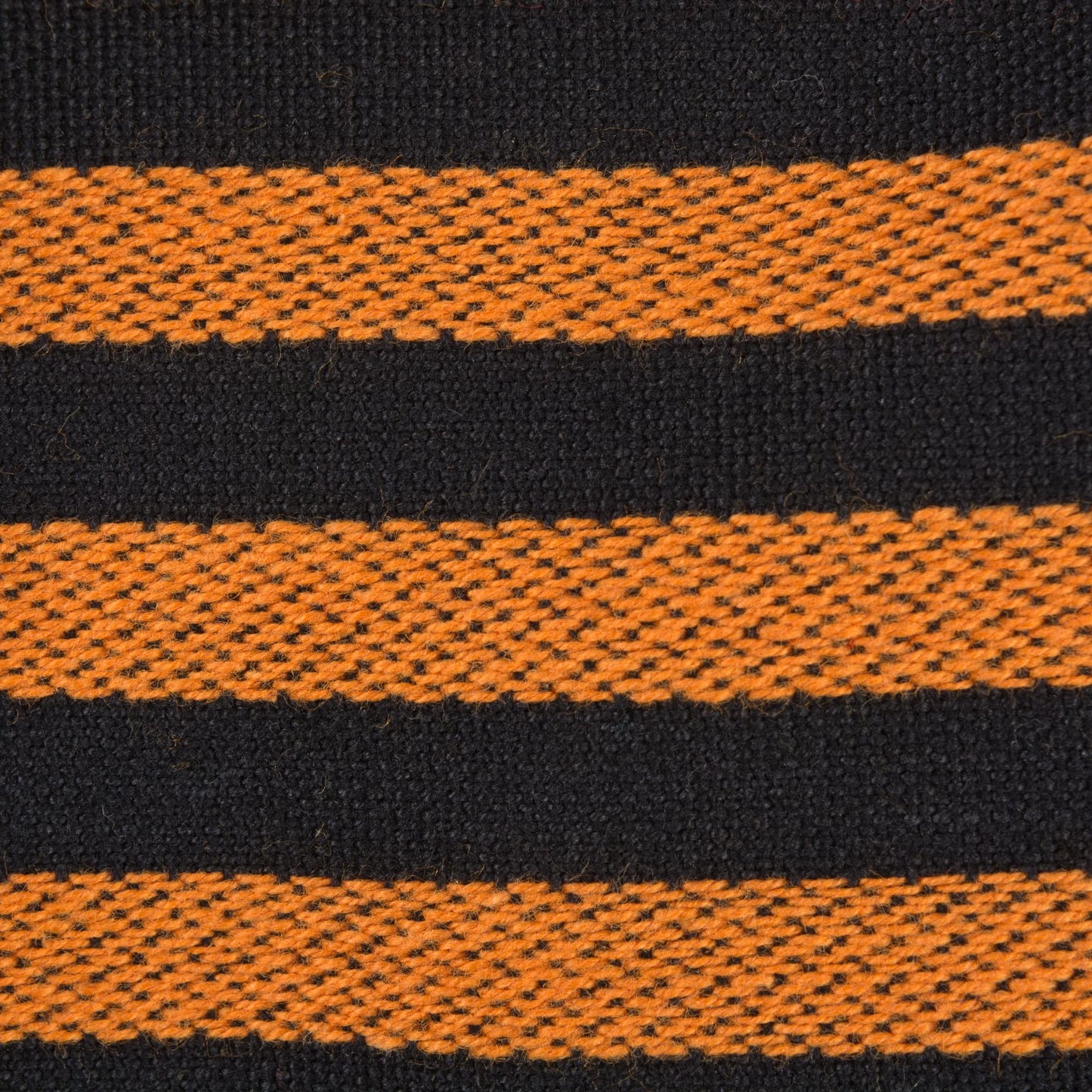 DII Halloween Party Tabletop Decor, Reusable & Machine Washable Cotton Fabric, Napkin Set, 20x20, Witchy Black & Orange Stripe, 6 Piece