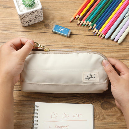 Mr. Pen- School Pencil Case, Cream, Pencil Pouch, Pen Case, Pen Pouch,