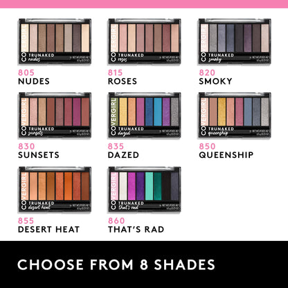 COVERGIRL Trunaked Palette Expansion Eye Shadow Palette, Dazed 835, 0.22 Ounce, Pack of 1