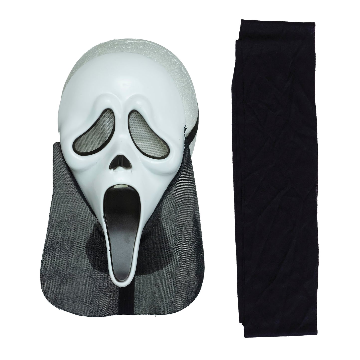 Fun World Mens Plus Scream Adult-sized-costumes, Black