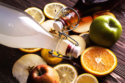 Flip Top Glass Bottle [1 Liter / 33 fl. oz.] [Pack of 6] – Swing Brewing with Stopper for Beverages, Oil, Vinegar, Kombucha, Beer, Water, Soda, Kefir Airtight Lid & Leak Proof Cap Clear