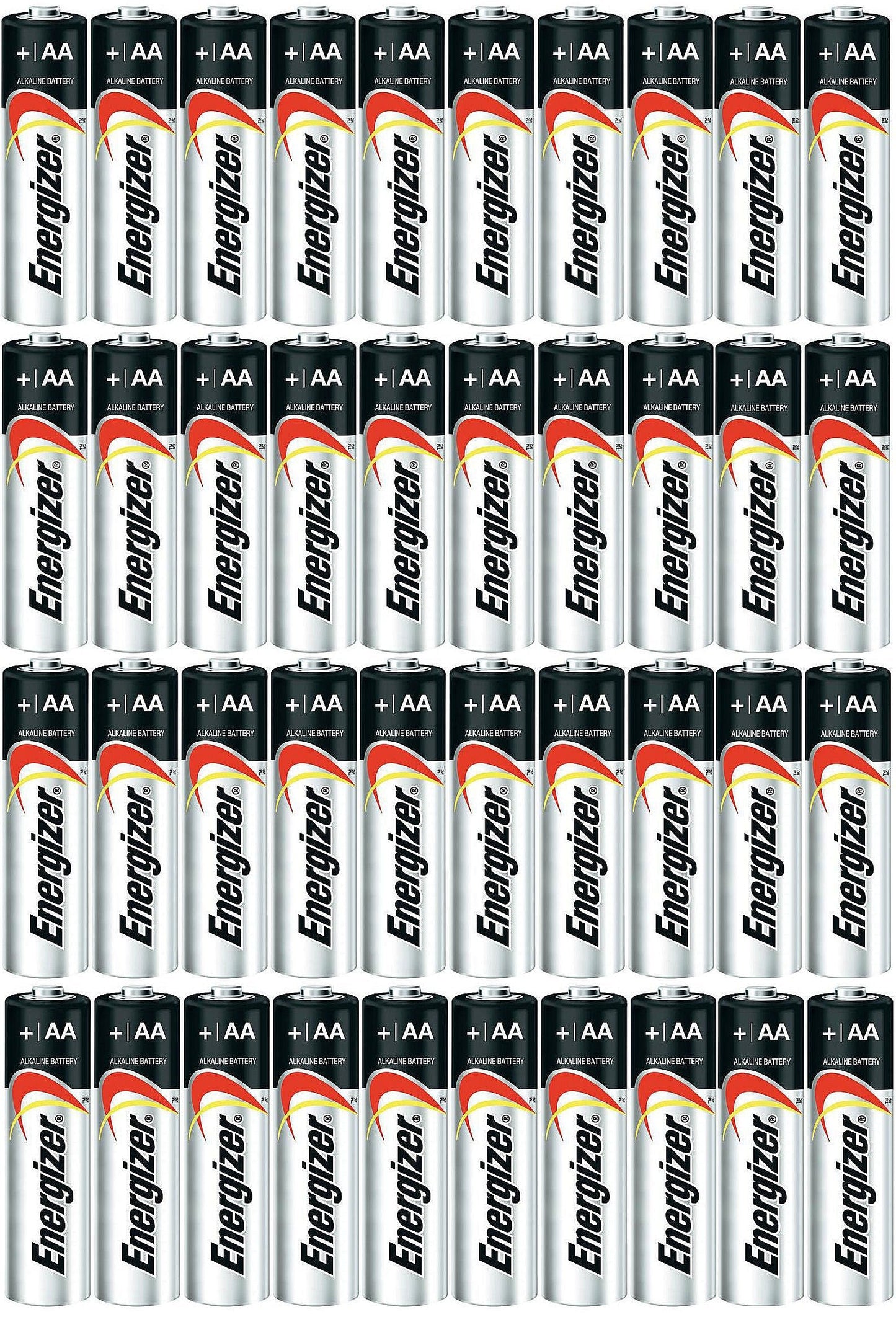 Energizer AA Max Alkaline E91 Batteries Made in USA - Expiration 12/2024 or later - 40 count