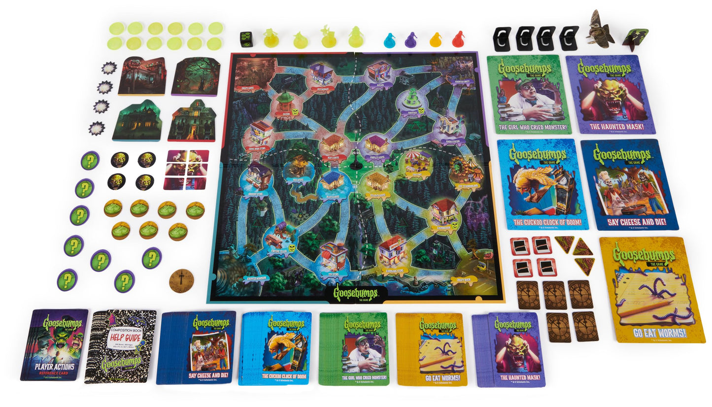 Goosebumps The Game, The Spooky Childrens Books Series Now a Scary Fun Monster Board Game for Ages 8 & Up