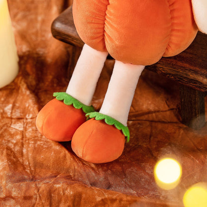 Gloveleya Dolls Halloween Pumpkin Baby Girl Gifts Plush Pumpkin Doll Soft Toys Orange 18 inches