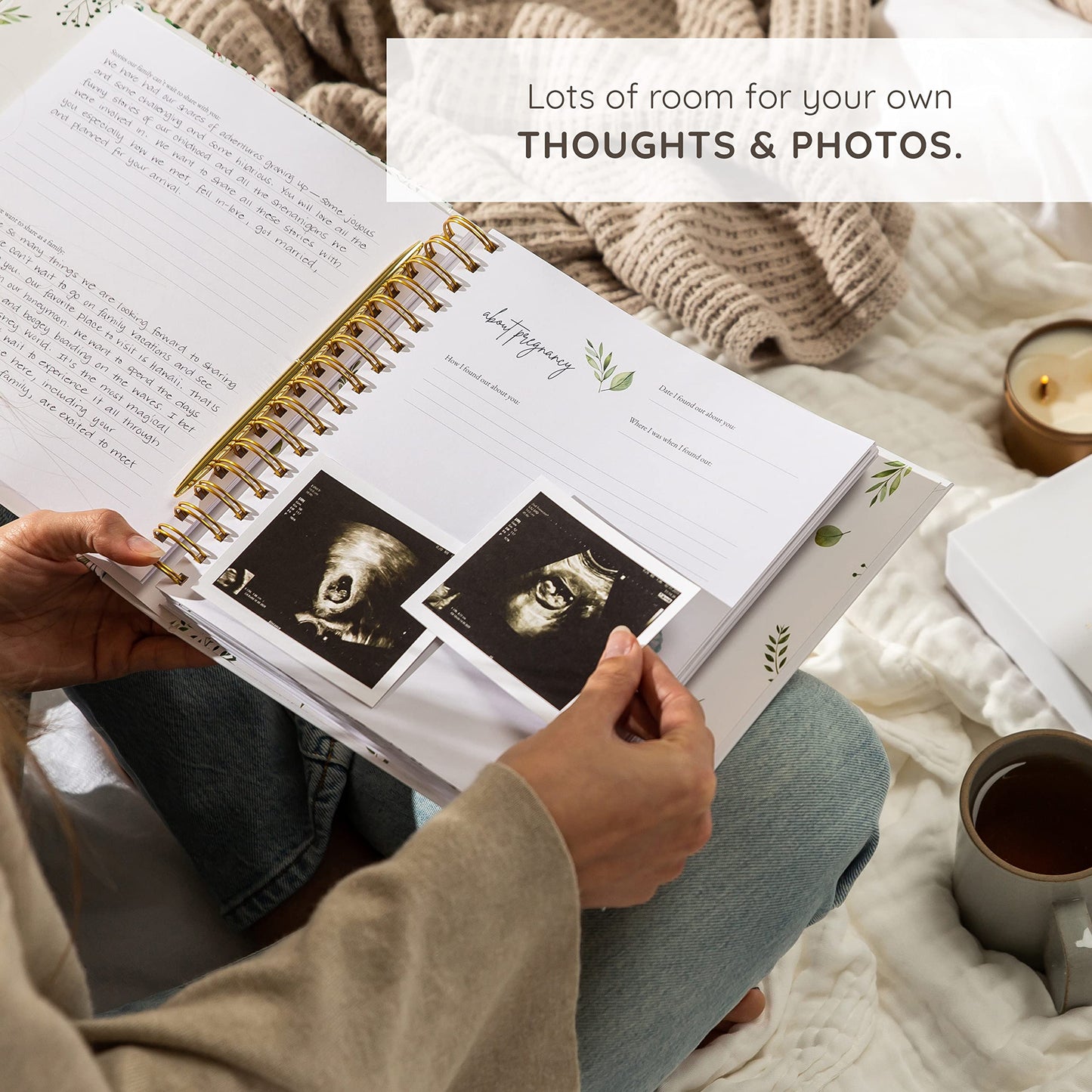 Keepsake Memory Book for Baby Boy or Girl Timeless First 5 Year Baby Book A Milestone Book to Record Every Event from Birth to Age 5 Gender Neutral Journal Scrapbook Photo Album