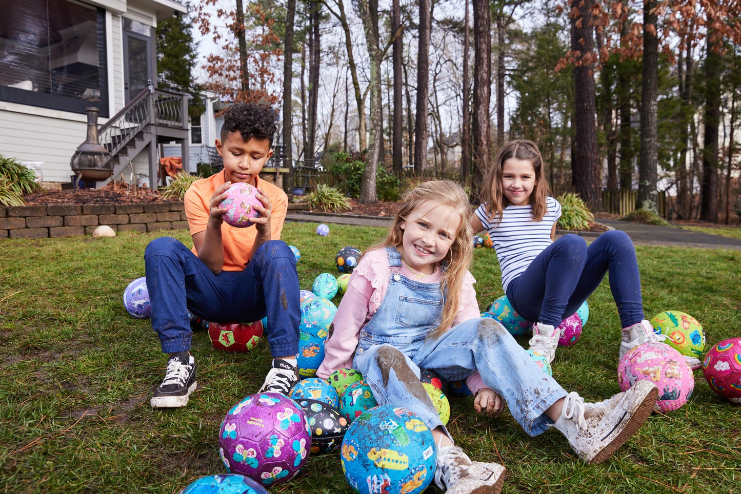 Crocodile Creek Playground Ball - Durable Rubber Ball for Kids Ages 3 and Up - Bouncy Inflatable Ball for Kickball, Indoor Games, and Outdoor Sports - PVC-Free - Bugs and Spiders - 5-inch Diameter