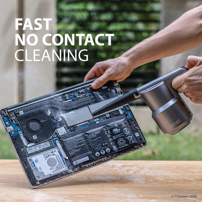 IT Dusters AirTec Ultra Electric Air Duster Blower for PC, Laptop, Console, Electronics and Home Cleaning, Environmental Alternative to Spray air can Duster Keyboard Cleaner (Type 3)