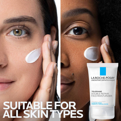 La Roche Posay Toleriane Double Repair Face Moisturizer, Daily Moisturizer Face Cream with Ceramide and Niacinamide for All Skin Types, Oil Free, Fragrance Free