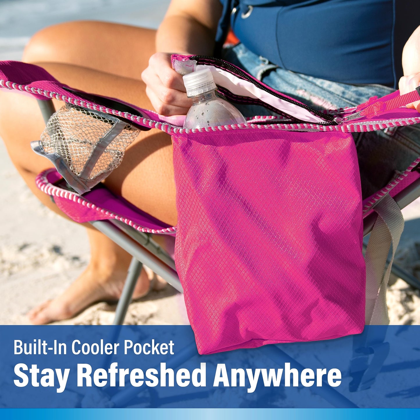 Kijaro Sling Beach Coast Chair, Hanami Pink