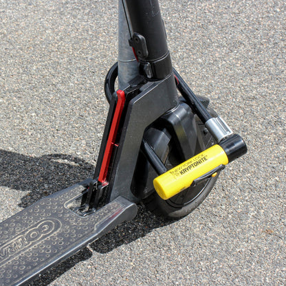 Kryptonite New York Standard Bike U-Lock, Heavy Duty Anti-Theft, 16mm Shackle with Mounting Bracket and Keys, Ultimate Security for Bicycles E-Bikes Scooters