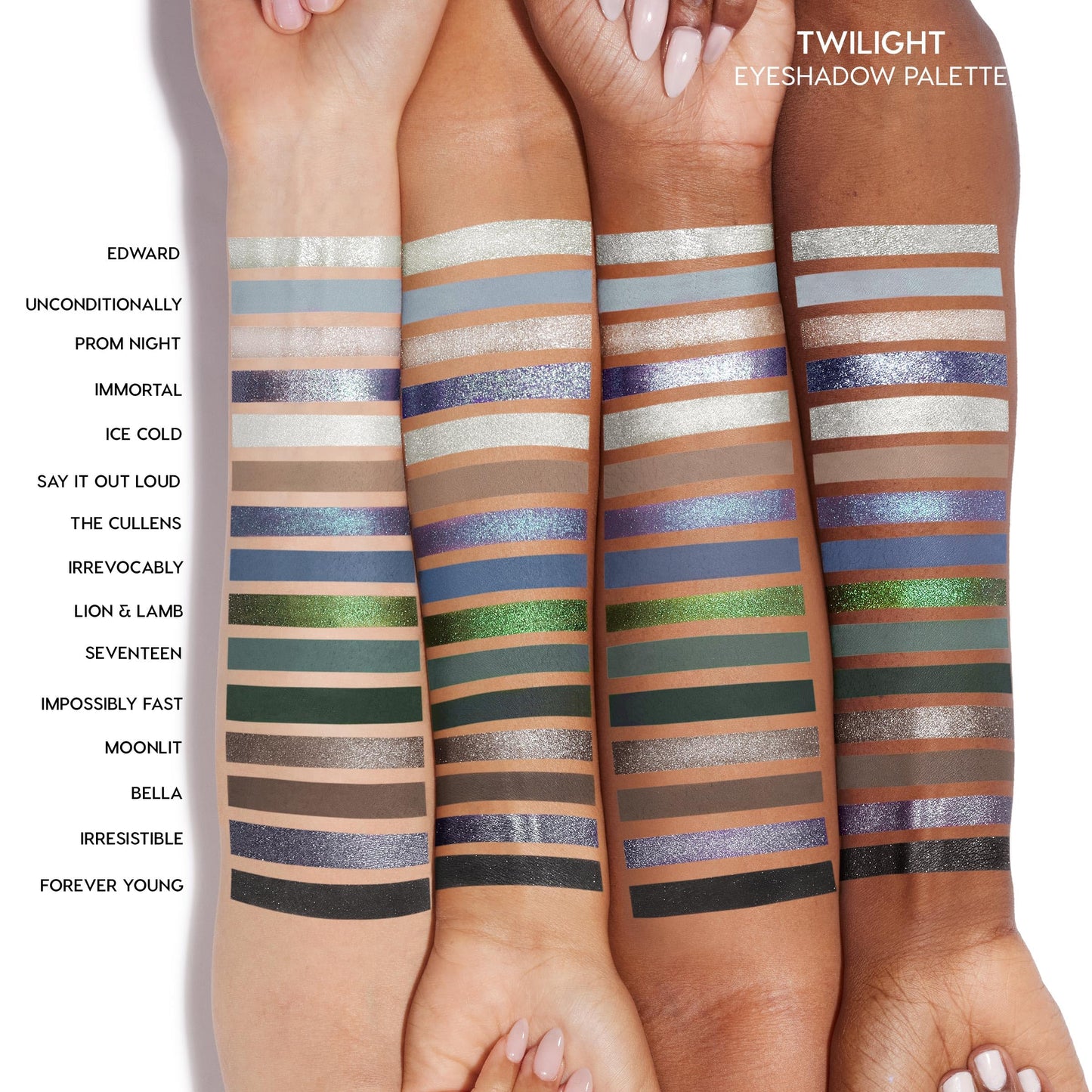 ColourPop Twilight Eyeshadow Palette - Limited Edition Palette with Metallic and Matte Finishes - High-Pigment Eye Makeup with a Long-Wearing Formula (0.3 oz)