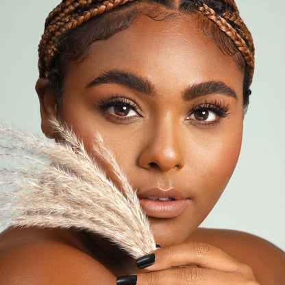 KISS Sister Nature False Eyelashes, 'Dawn', 12 mm, 100% Natural Hair, Recyclable Paper Box, Printed with Soy Ink, Cruelty Free, Vegan, Includes 1 Pair of Reusable Strip Lashes