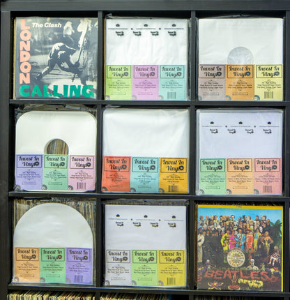 100 LP Sleeves Combo Pack - 50 Outer & 50 Inner Sleeves for 12" Vinyl Records - Protect Your Collection - Invest In Vinyl