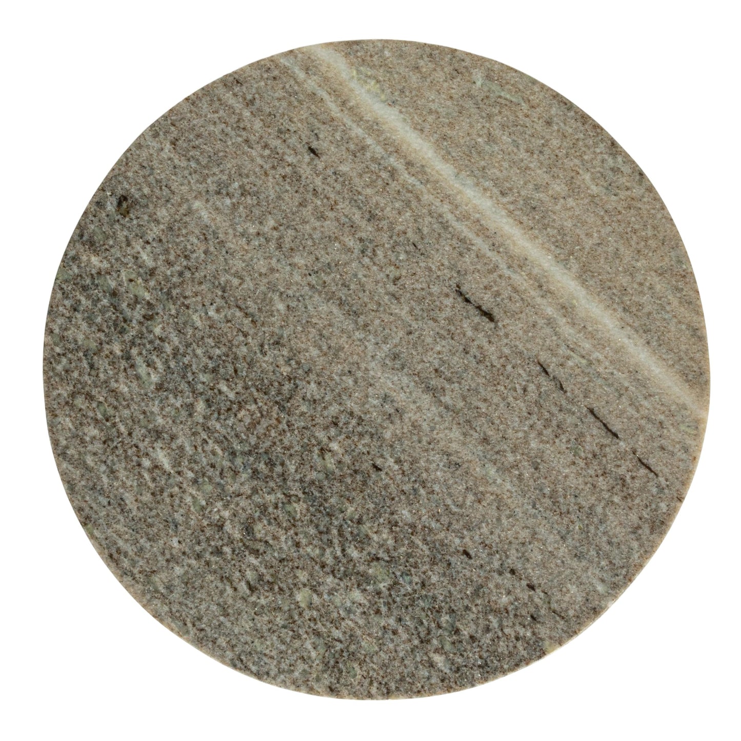 Creative Co-Op Round Marble Charcuterie or Cutting Board, Beige