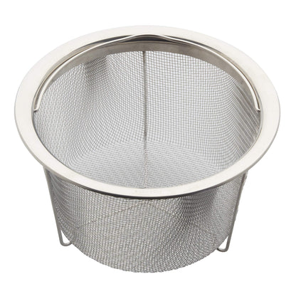 Instant Pot Official Large Mesh Steamer Basket, Stainless Steel, Round - Versatile Steamer & Strainer for Vegetables, Fish, and More - Durable, Rust-Resistant, Easy-Lift Handle, Dishwasher Safe