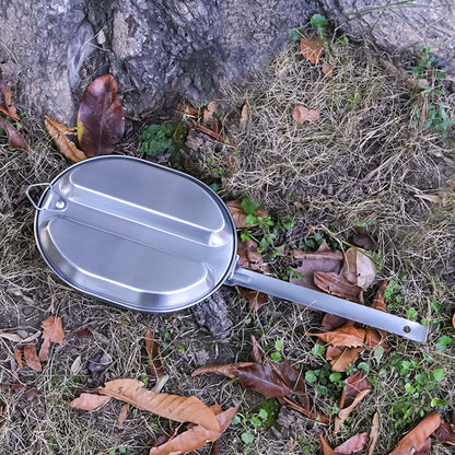 Goetland 304 Stainless Steel US Military Mess Kit Plate Set GI Type Outdoor Camping Hiking Picnic BBQ Beach