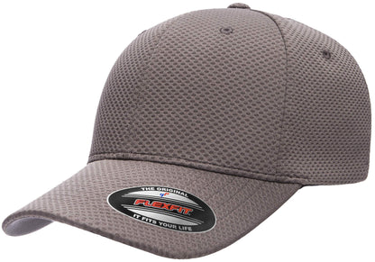 Flexfit Men's Cool & Dry 3D Hexagon Jersey, Dark Grey, Small/Medium