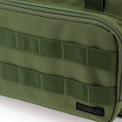 Coreflex 12-Inch Heavy Duty Tool Bag - Tactical, Gear, Range, EDC, Multi-Purpose Work Bag for Mechanics, Electricians, Carpenters, Builders, Plumbers (Olive Green)