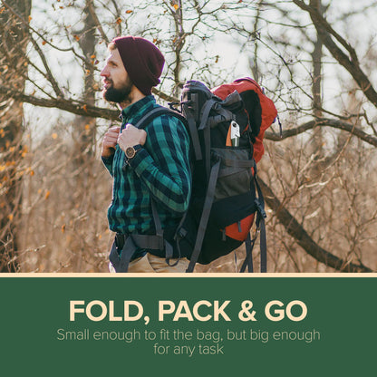 LAGOM Folding Camp Saw for Cutting Branches, 11.4" Curved Blade | SK5 Steel, Ergonomic Handle, One-Hand Use, Secure Lock | Foldable Pruning Tool for Camping, Gardening, Survival, Kayaking, Outdoors