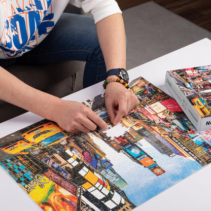 Jigsaw Puzzle - 1000 Piece Jigsaw Puzzles for Adults, Family Game - New York City - 27 x 20 Inches - Challenging Family Activity Perfect for Game Nights