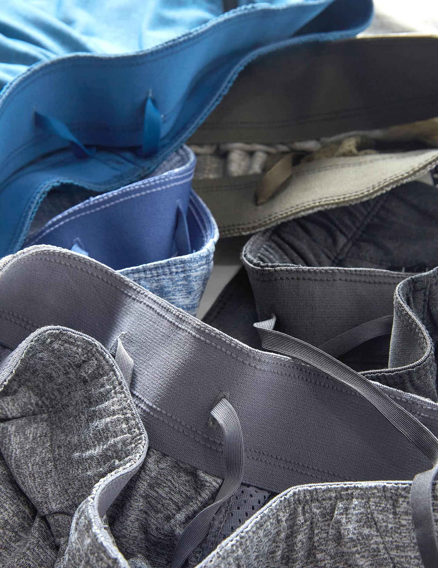 5 Pack: Womens Workout Gym Shorts Casual Lounge Set, Ladies Active Athletic Apparel with Zipper Pockets (Set 2, Medium)