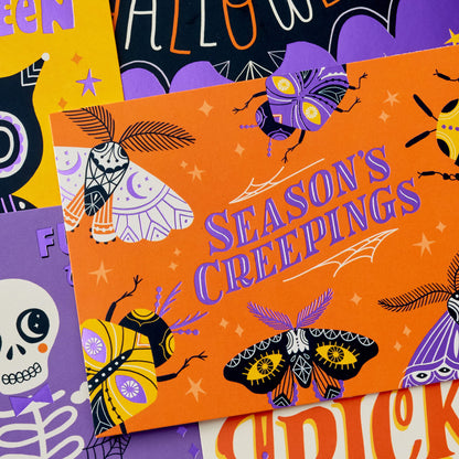 Hallmark Halloween Cards Assortment, Season's Creepings (24 Cards with Envelopes)