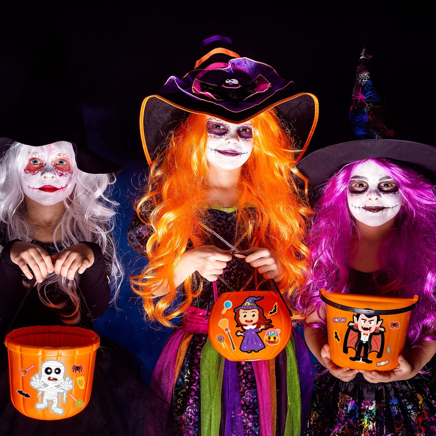 36 Sheets Halloween Stickers for Kids Make Your Own Halloween Stickers, Halloween Party Games Stickers for Kids, Halloween Party Favors Trick or Treat Party Supplies