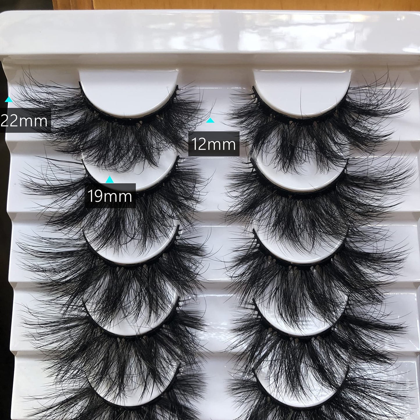 GMAGICTOBO False Eyelashes Wispy Eyelashes Faux 3D Mink Lashes Thick Volume Long Soft Dramatic Strip Eye Lashes Pack 8 Pairs