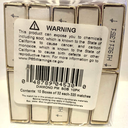 Diamond Greenlight Strike on Box Matches, 32 Count (Pack of 10)