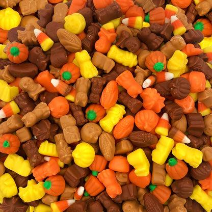 Fall Festival Mellowcreme Mix Halloween Candy | 2 Pound Bag | Old Fashioned Assorted Mellowcremes for Baking, Parties, Fall Decorations & Celebrations | Autumn Sweets