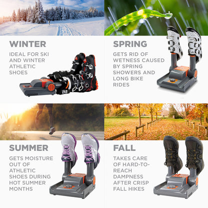 DryGuy Force Boot Dryer, Shoe Dryer, & Glove Dryer with Articulating Ports for Ski Boots