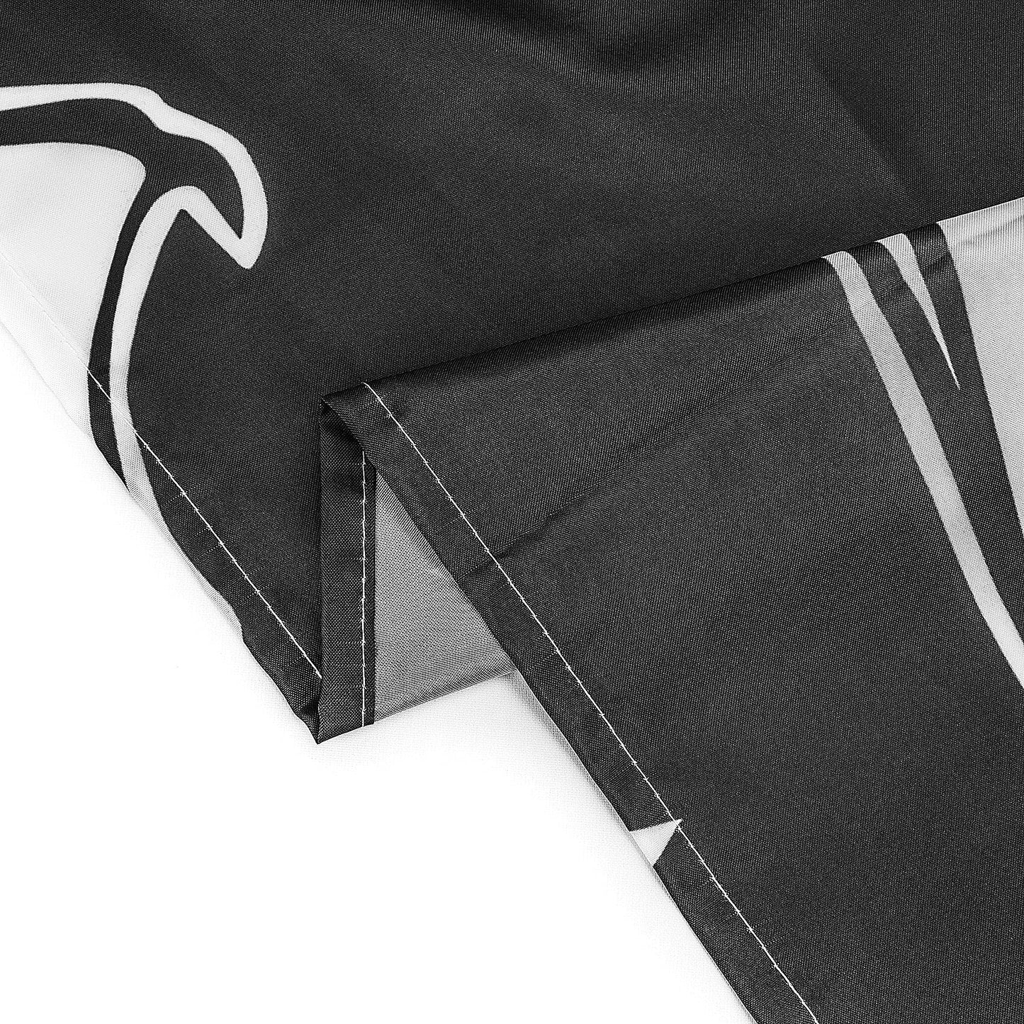 LB Spooky Halloween Shower Curtain Decor, Gothic Horror Halloween Black and White Bats Shower Curtains 72X79 inch Polyester Fabric Bathroom Decoration Bath Curtains Hooks Included