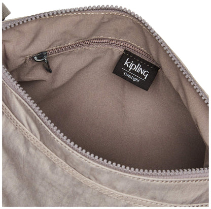 Kipling Women's Rose Gold Metallic Crossbody Handbag, 8.75 Inches