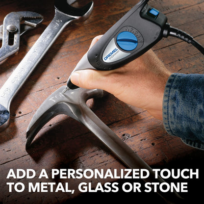 Dremel 120-Volt Engraver Rotary Tool with Stencils - Crafting Machine Perfect for DIY Personalizing and Engraving Leather, Metal, Glass, and Wood , Black, 290-02