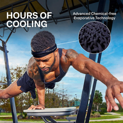 COLD FACTOR Instant Cooling Headband 3 Pack | Advanced Evaporative Comfort for Sports & Outdoor | UPF 50+ Protection | Long-Lasting Coolness | Ideal for Fitness, Hiking, Yoga, & Running (Neutral Pack)