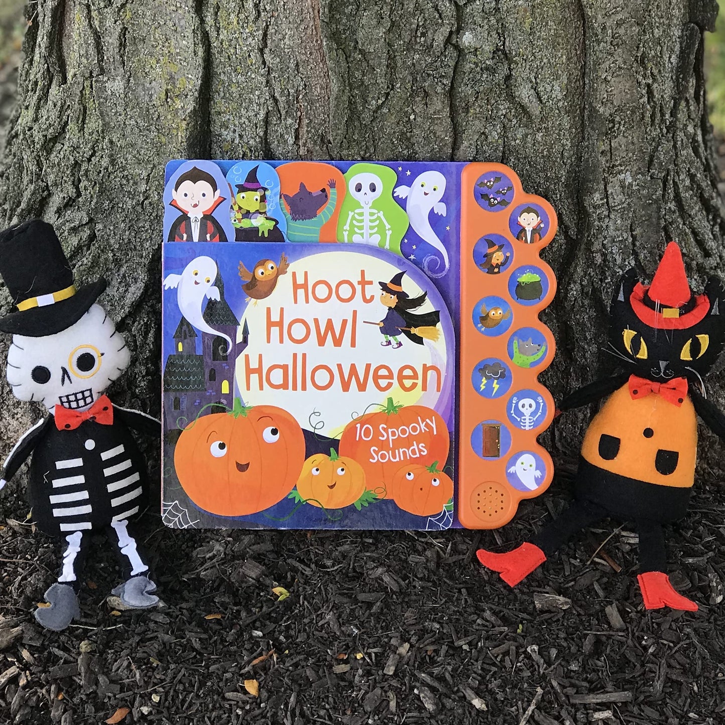 Hoot Howl Halloween 10-Button Sound Book for Little Trick-Or-Treaters (Interactive Children's Sound Book with 10 Spooky Sounds)