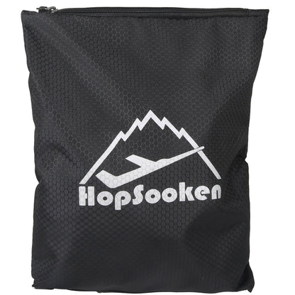 Hopsooken 5 Set Packing Cubes for Travel Large Suitcase Luggage Organizer Bags Travel Accessories Vacation 4 Cubes 1 Laundry Pouch Bag (Black)