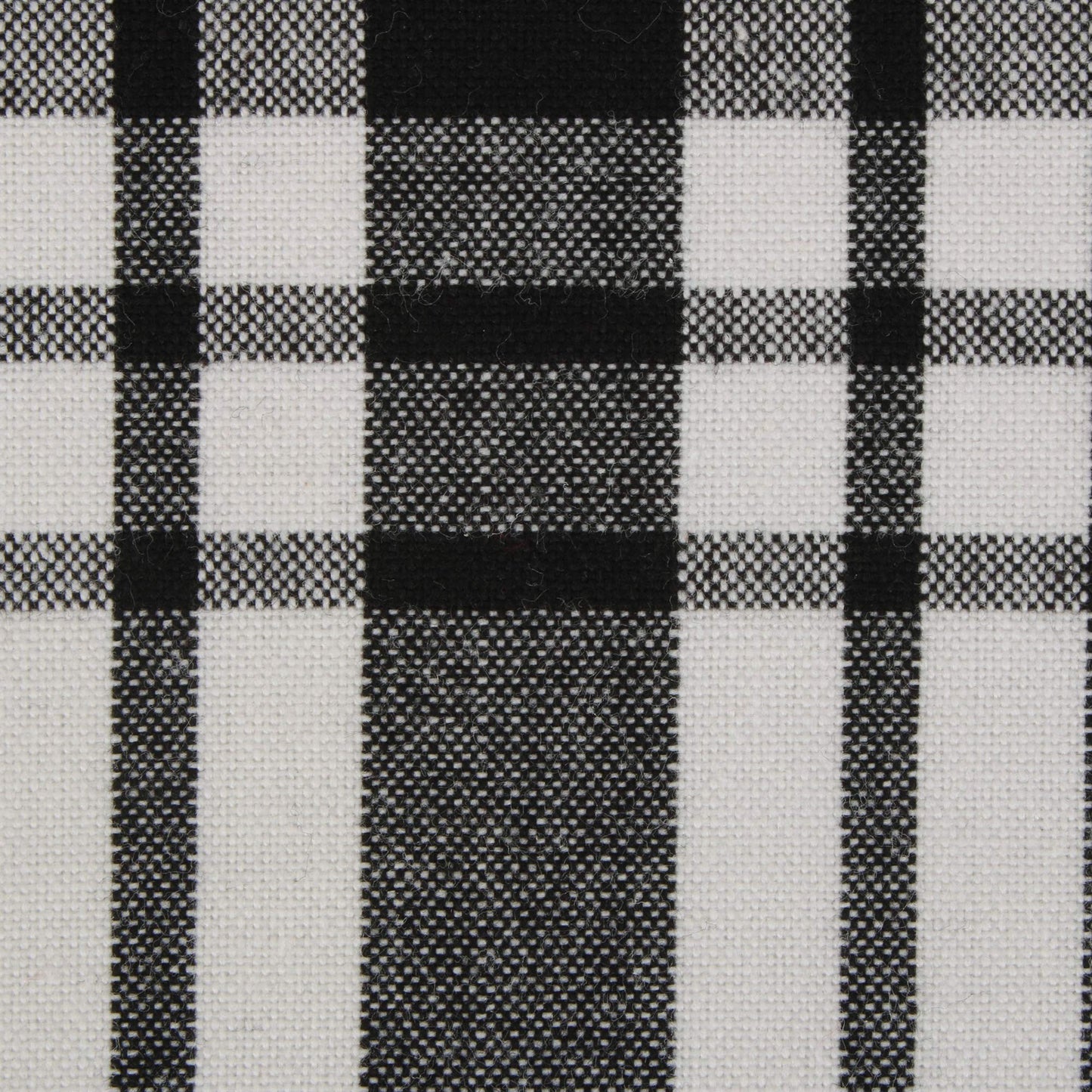 DII Home Sweet Farmhouse Plaid Tabletop Collection, Placemat Set, 13x19, French Stripe, Black