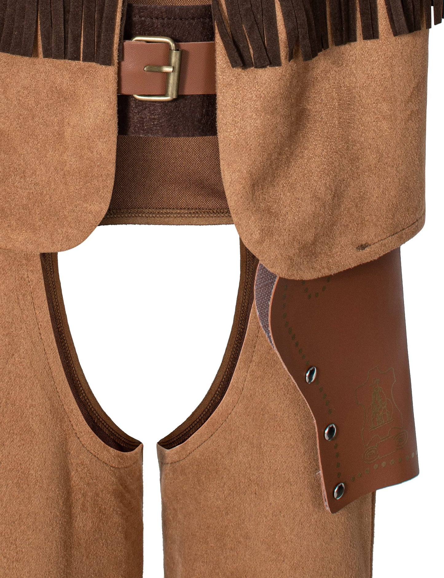 Cowboy Costume for Boys 7pcs Set Kids Dress Up Birthday Party Halloween Cosplay 8-10 Years