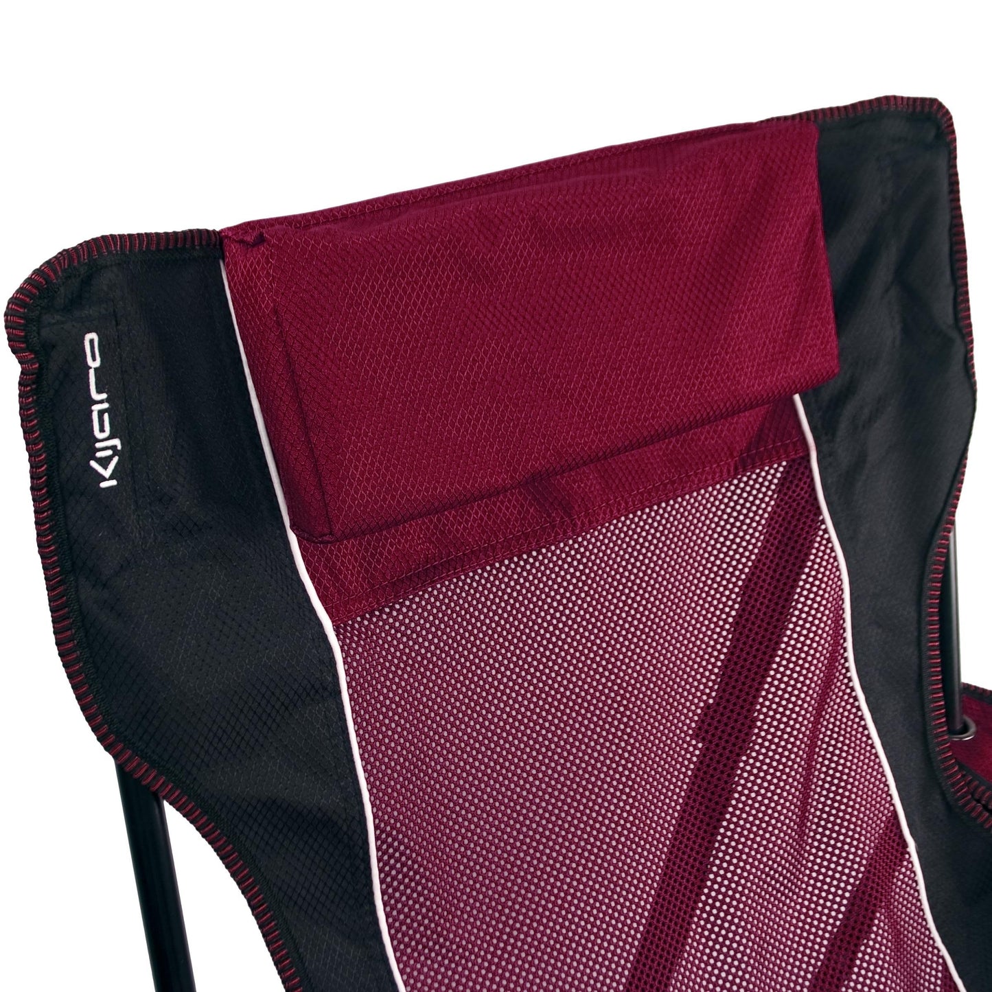 Kijaro Sling Folding Camping Chair - Enjoy the Outdoors in this Outdoor Chair with a Built-In Cup Holders and Side Organizer - Includes a Detachable Pillow – Red Rock Canyon